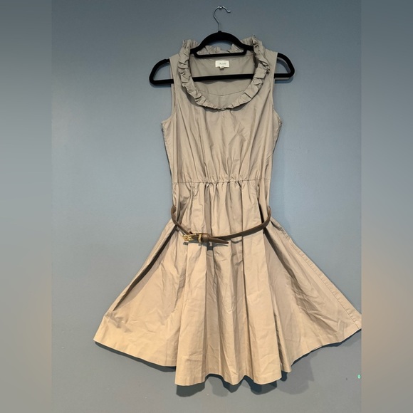 The Limited Tan Ruffle Mini Dress - Picture 8 of 9